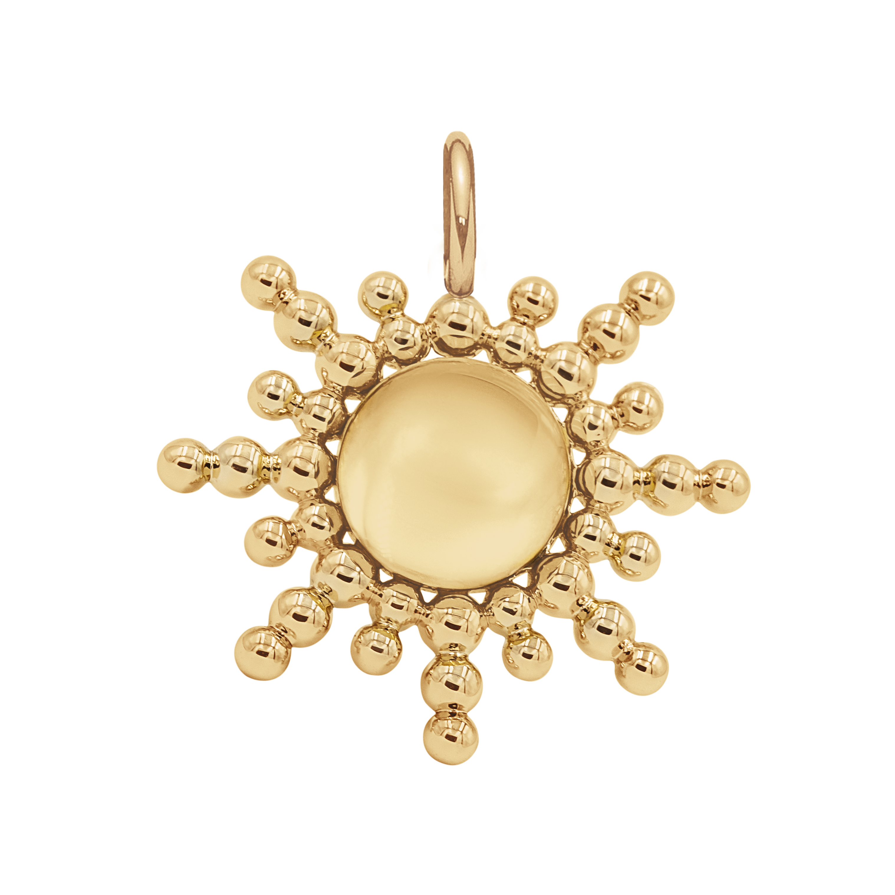 Zawieszka Sun 1,5 cm pozłacana