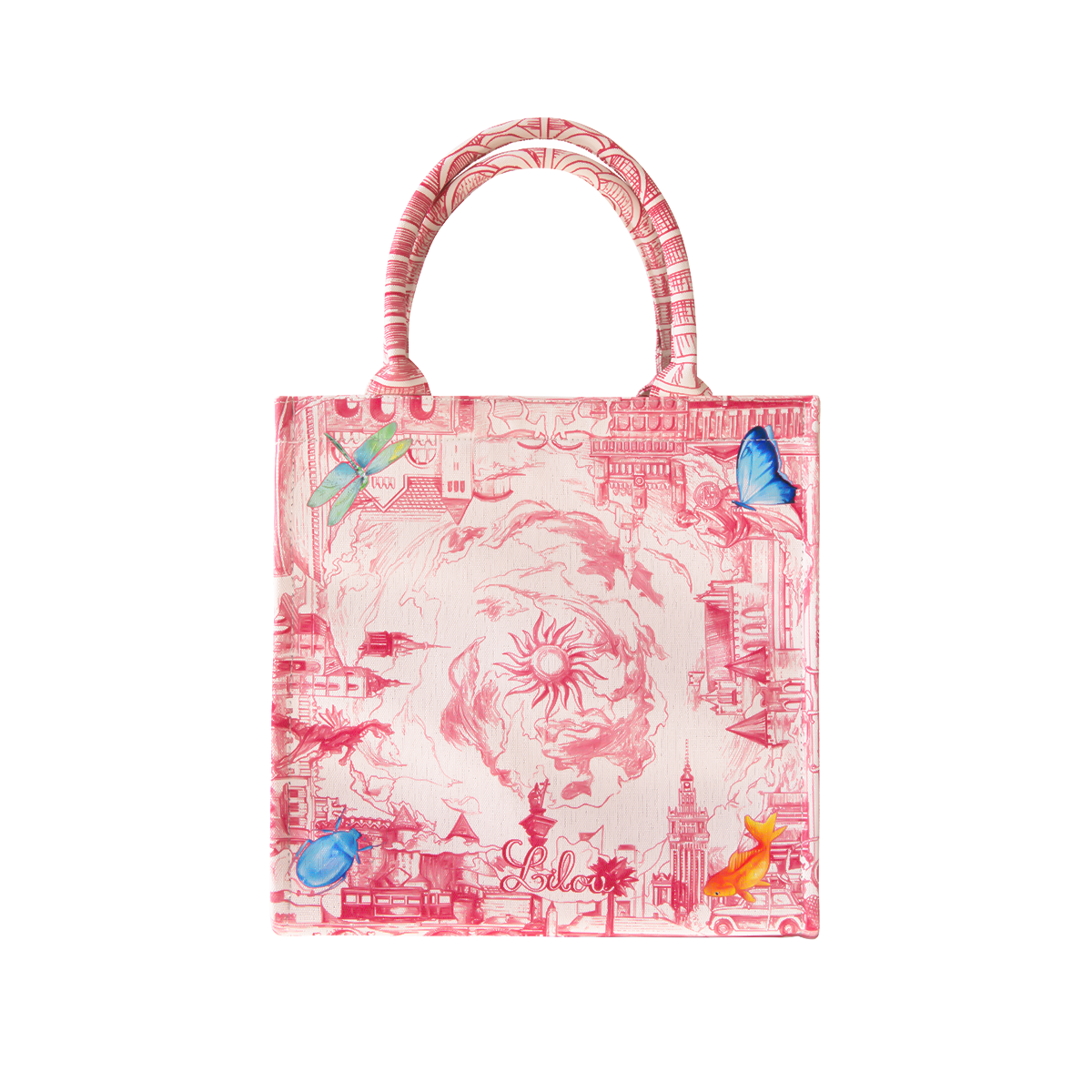 Shopper Opowieść 48.4 z tkaniny Canvas, czerwony
