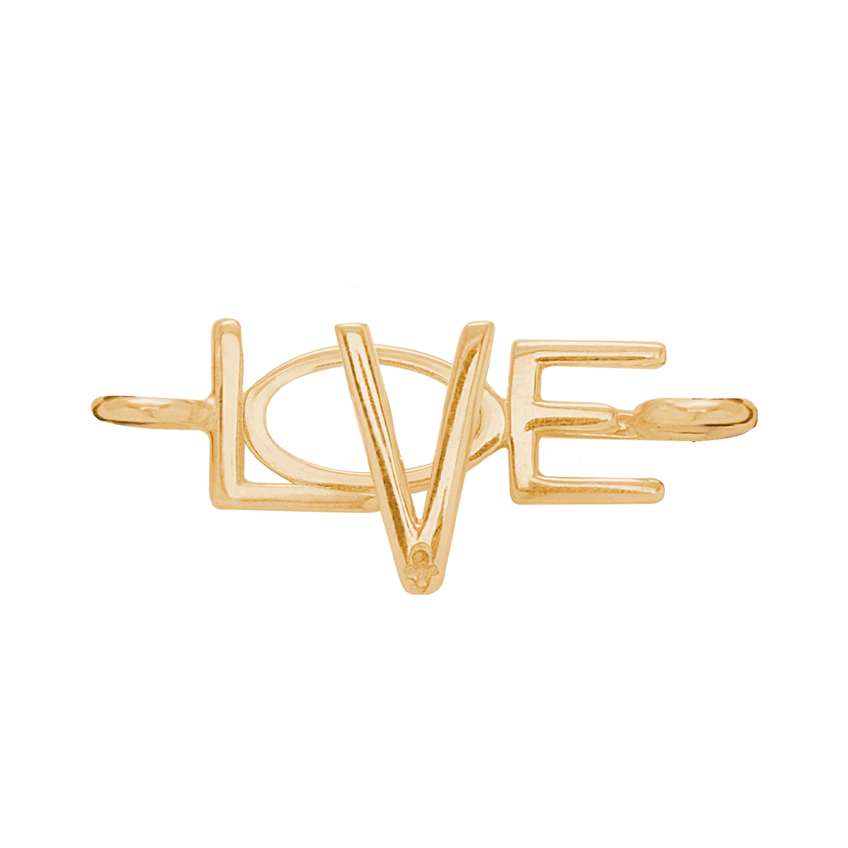 Zapięcie LOVE pozłacane