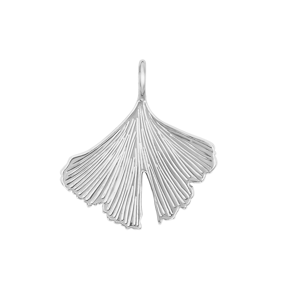 Zawieszka Ginko posrebrzana