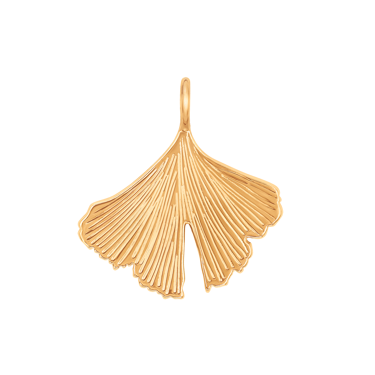 Zawieszka Ginko pozłacana