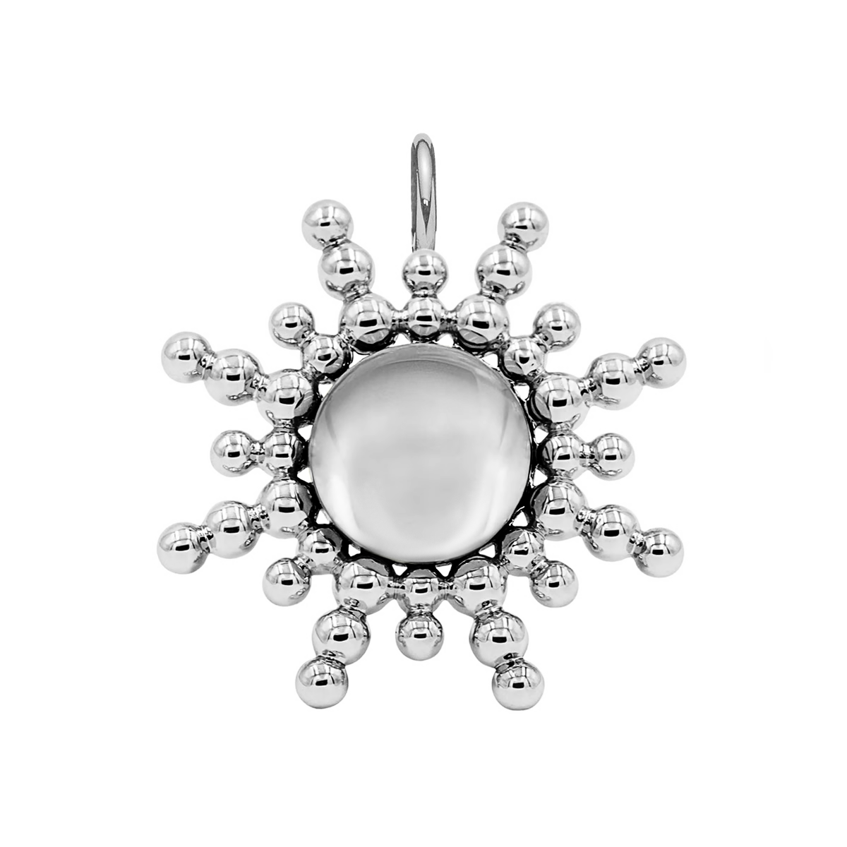 Zawieszka Sun 1,5 cm posrebrzana