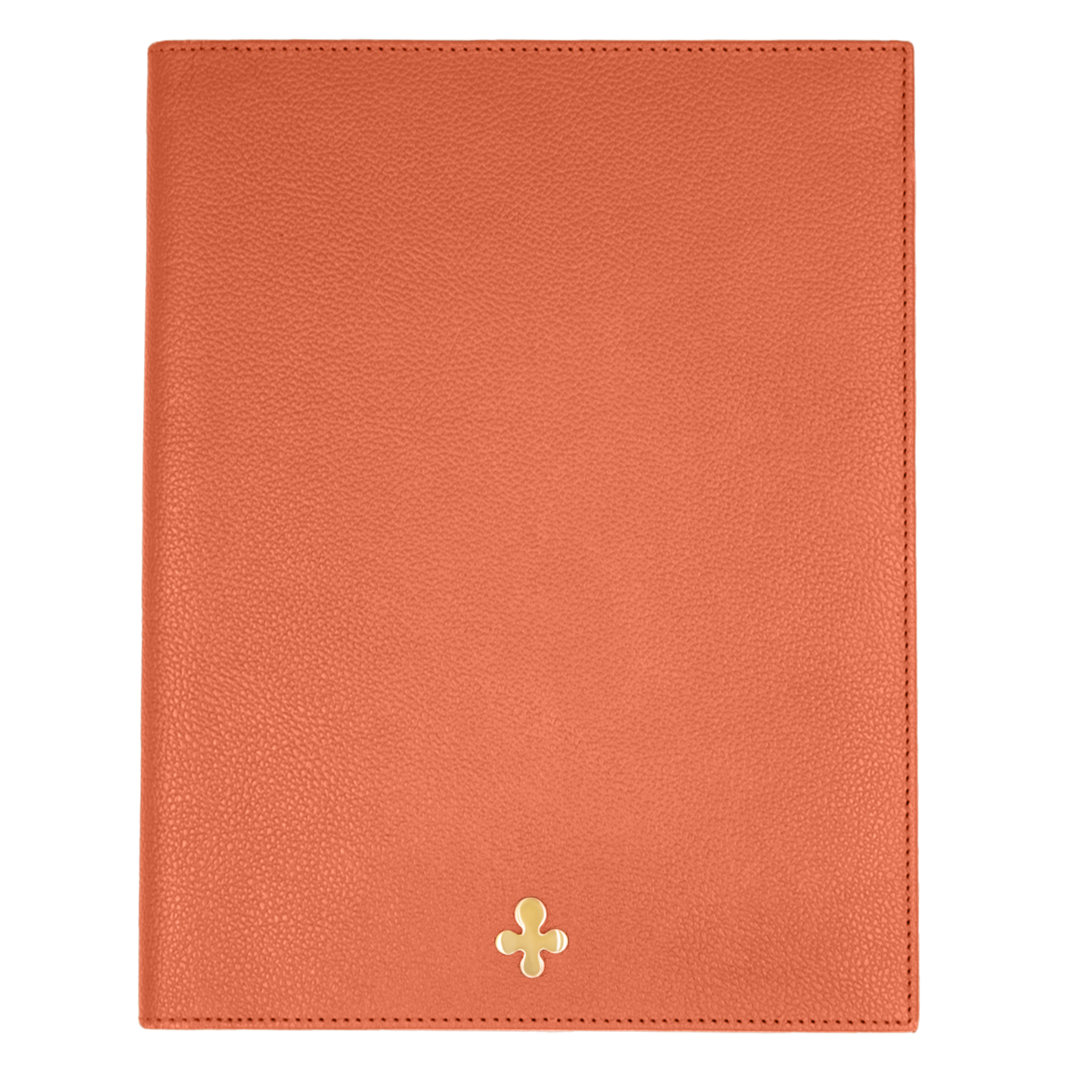 Notes skórzany w kolorze pomarańczowym